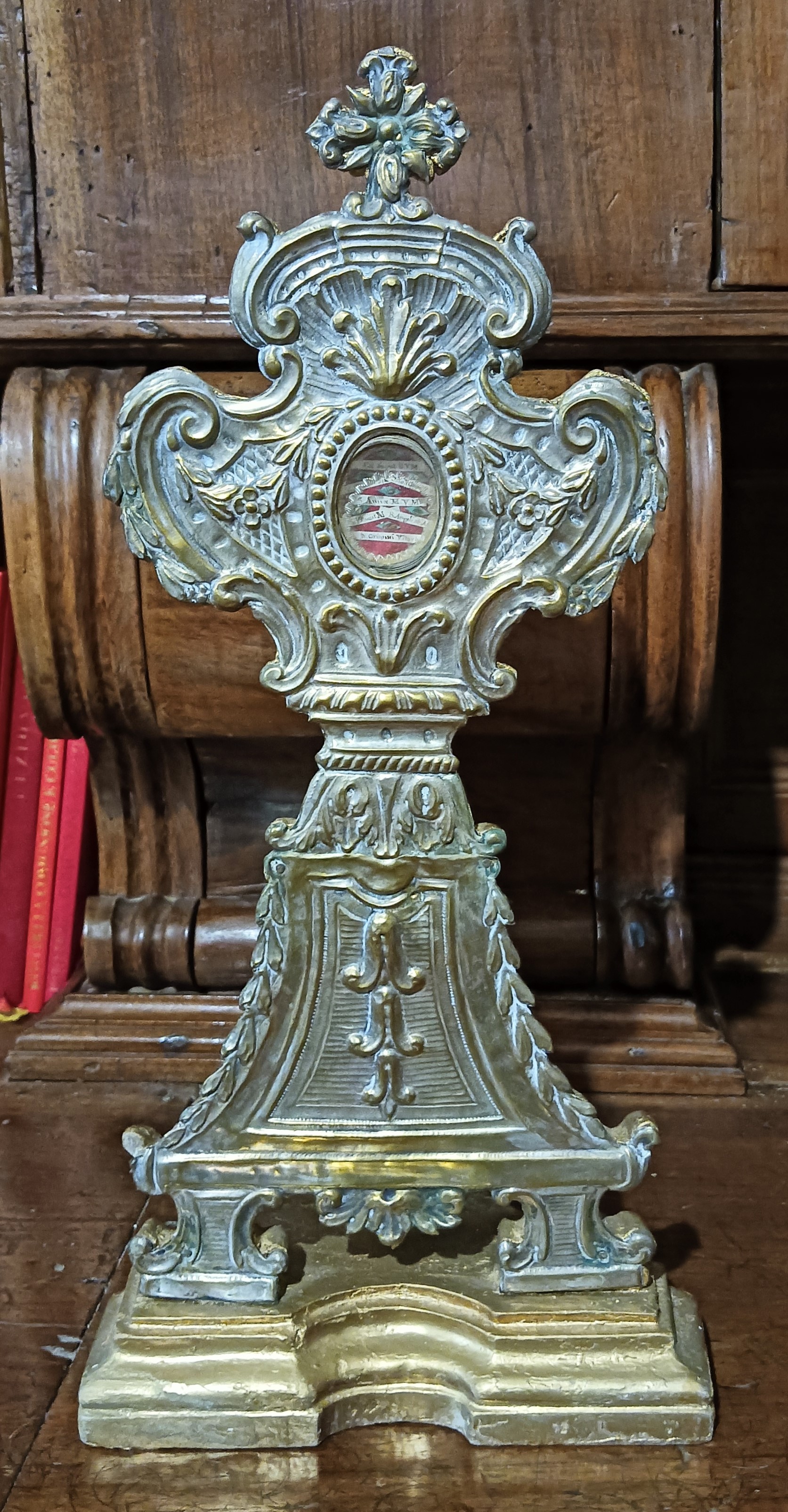 reliquiario - a ostensorio - ambito Italia centrale (seconda metà XVIII)