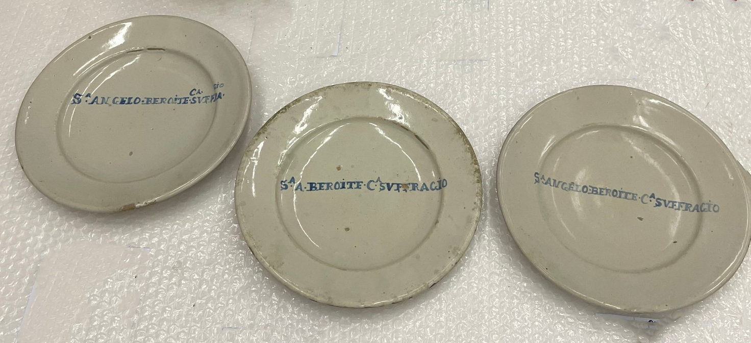 piatto piano, serie - bottega Italia centrale (seconda metà XVII sec)