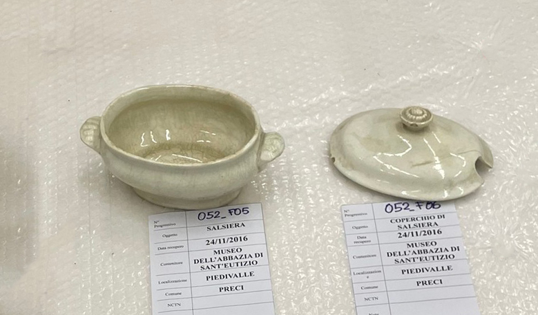 salsiera, opera isolata - bottega Italia centrale (seconda metà XVII)