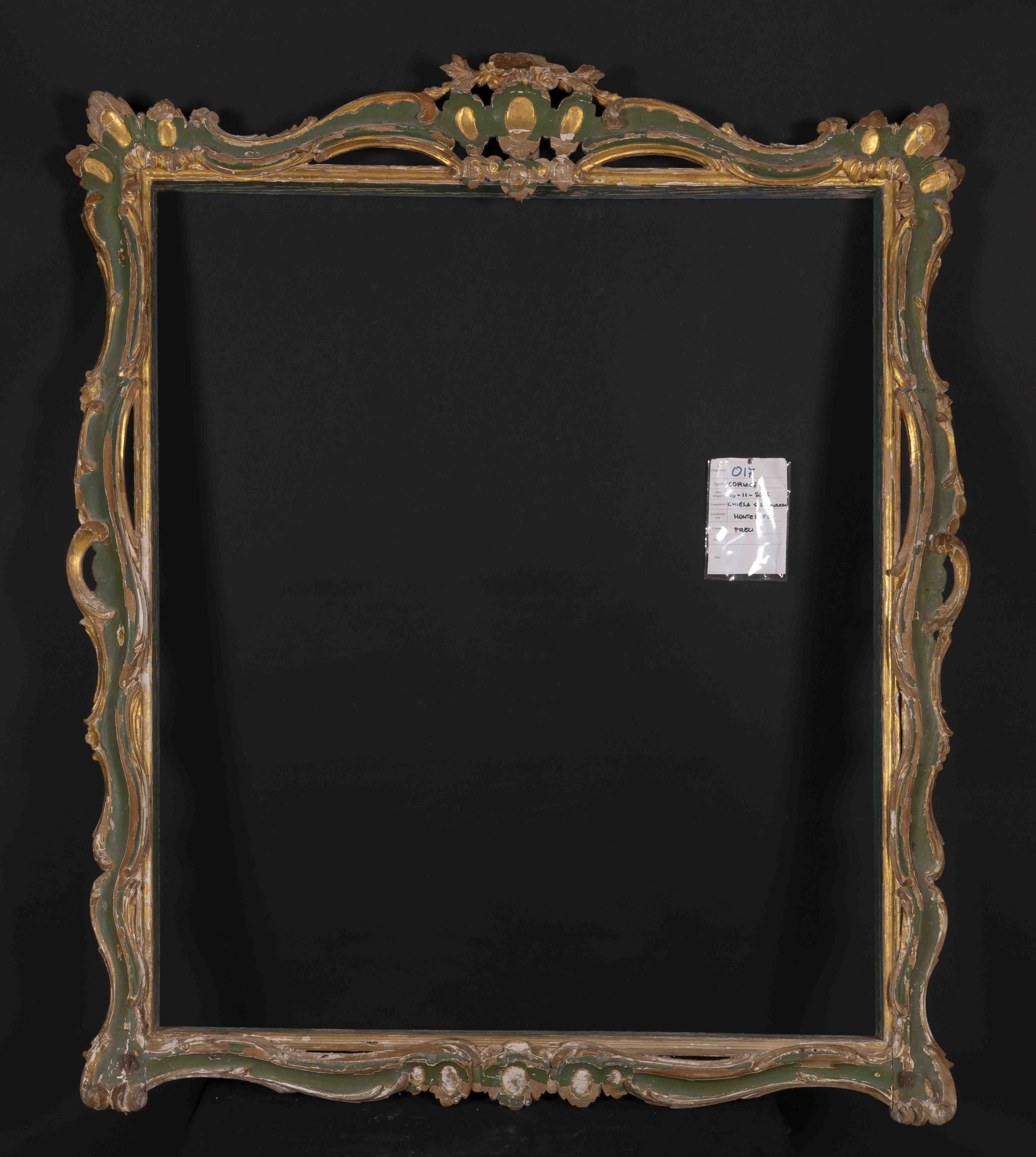 cornice, opera isolata - bottega Italia centrale (seconda metà XIX sec)