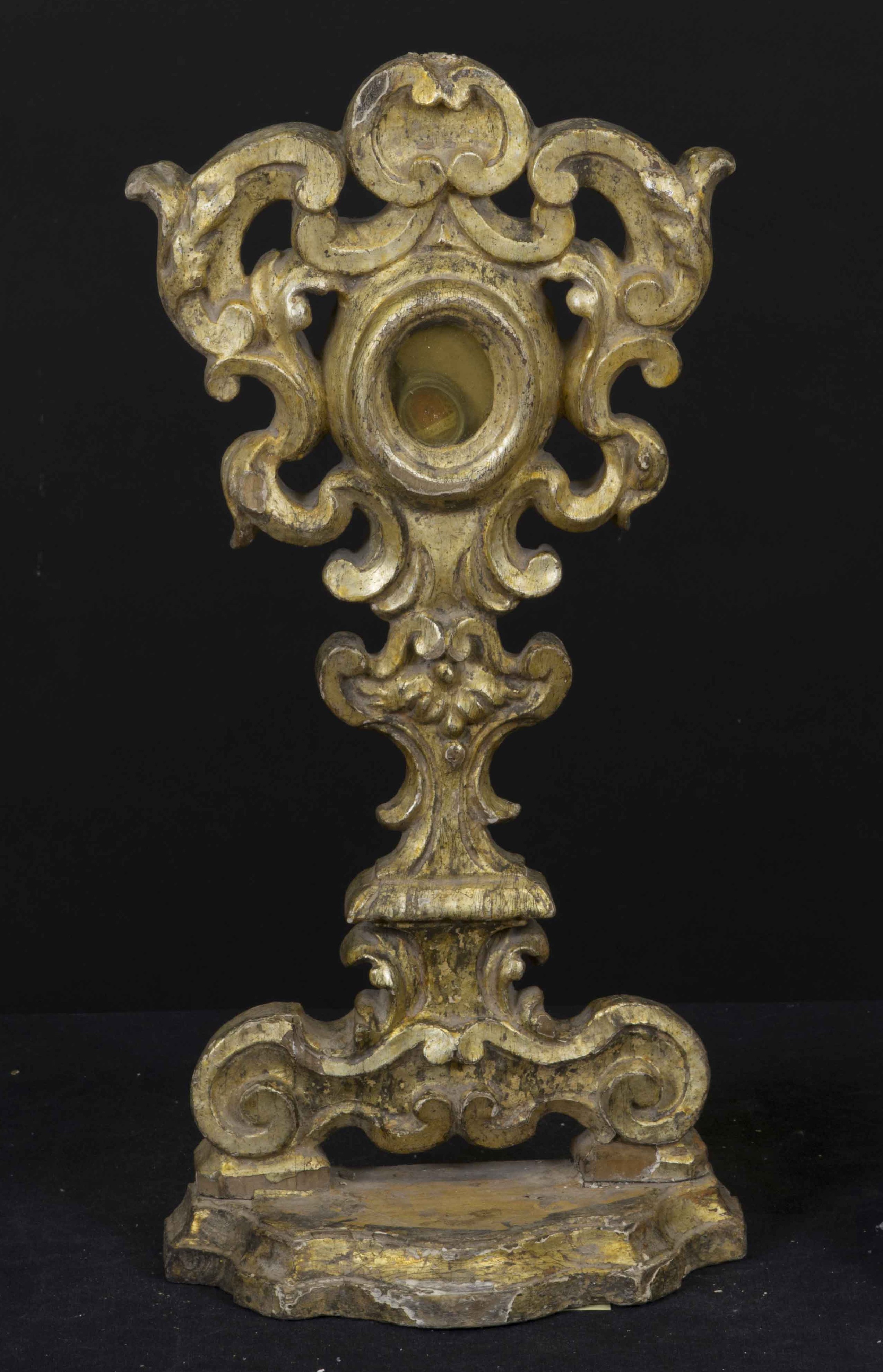 reliquiario - a ostensorio, opera isolata - bottega umbra (seconda metà XVIII sec)