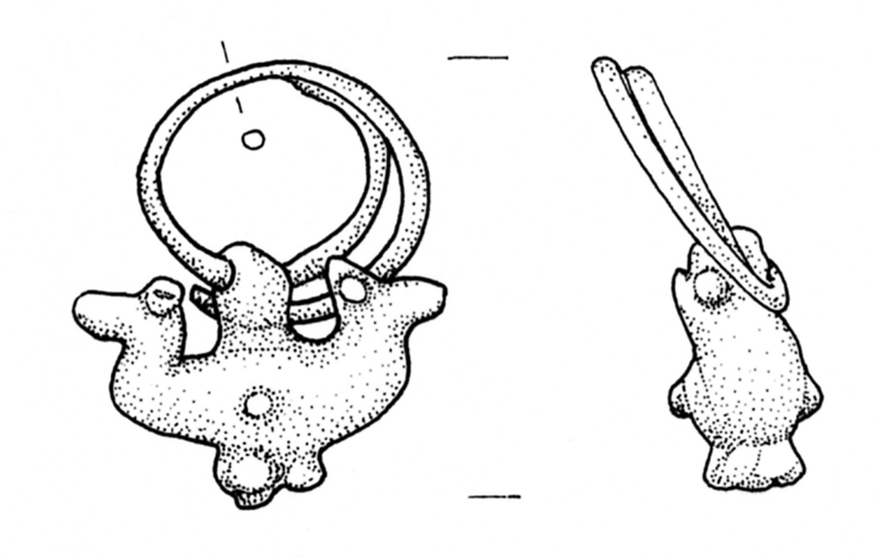 pendaglio - ambito centro-italico (SECOLI/ VI a.C)