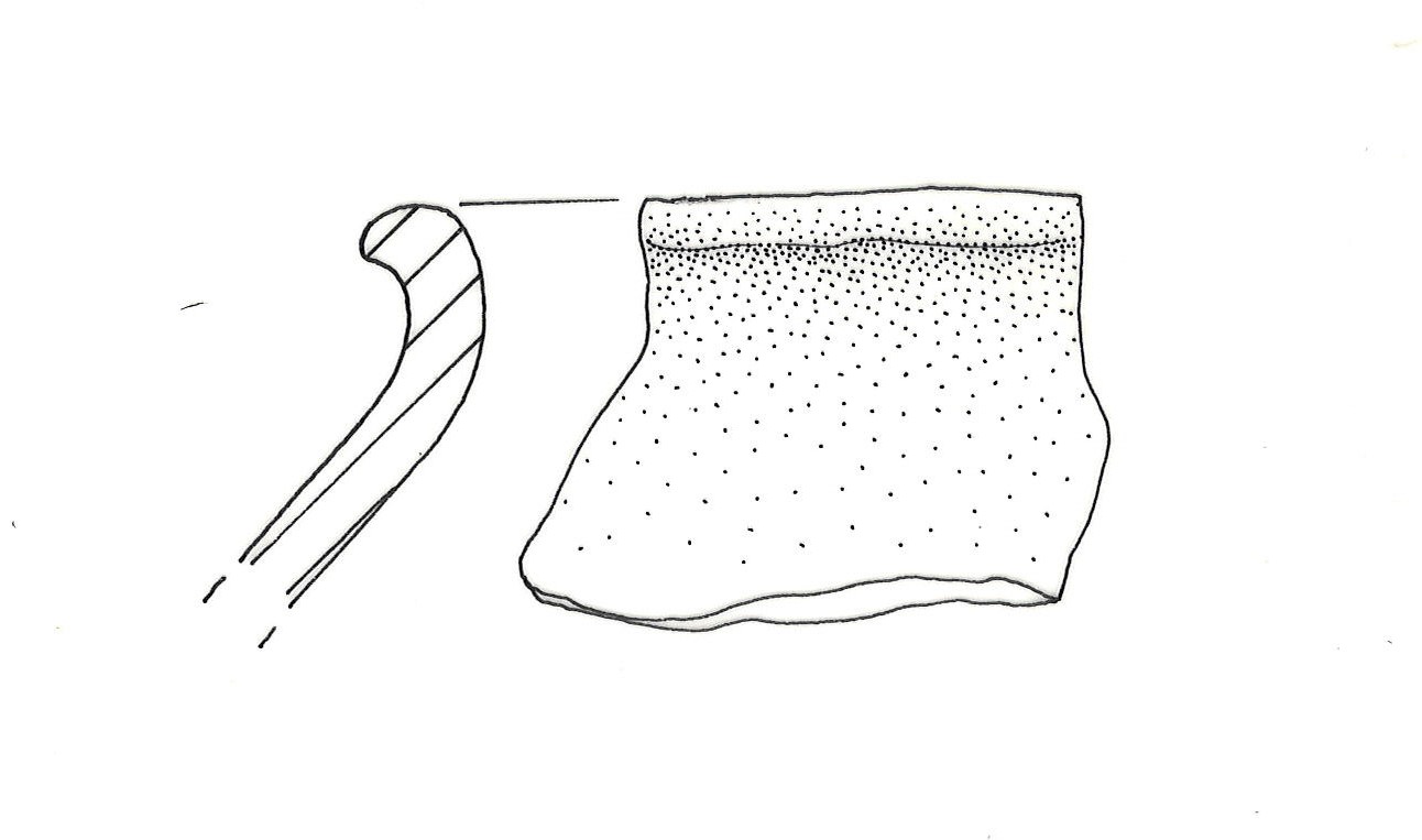 olla/ orlo, Gamba Cera M., Gambacurta G. 1990, tipo 9c - ambito veneto (secc. VI-V a.C)