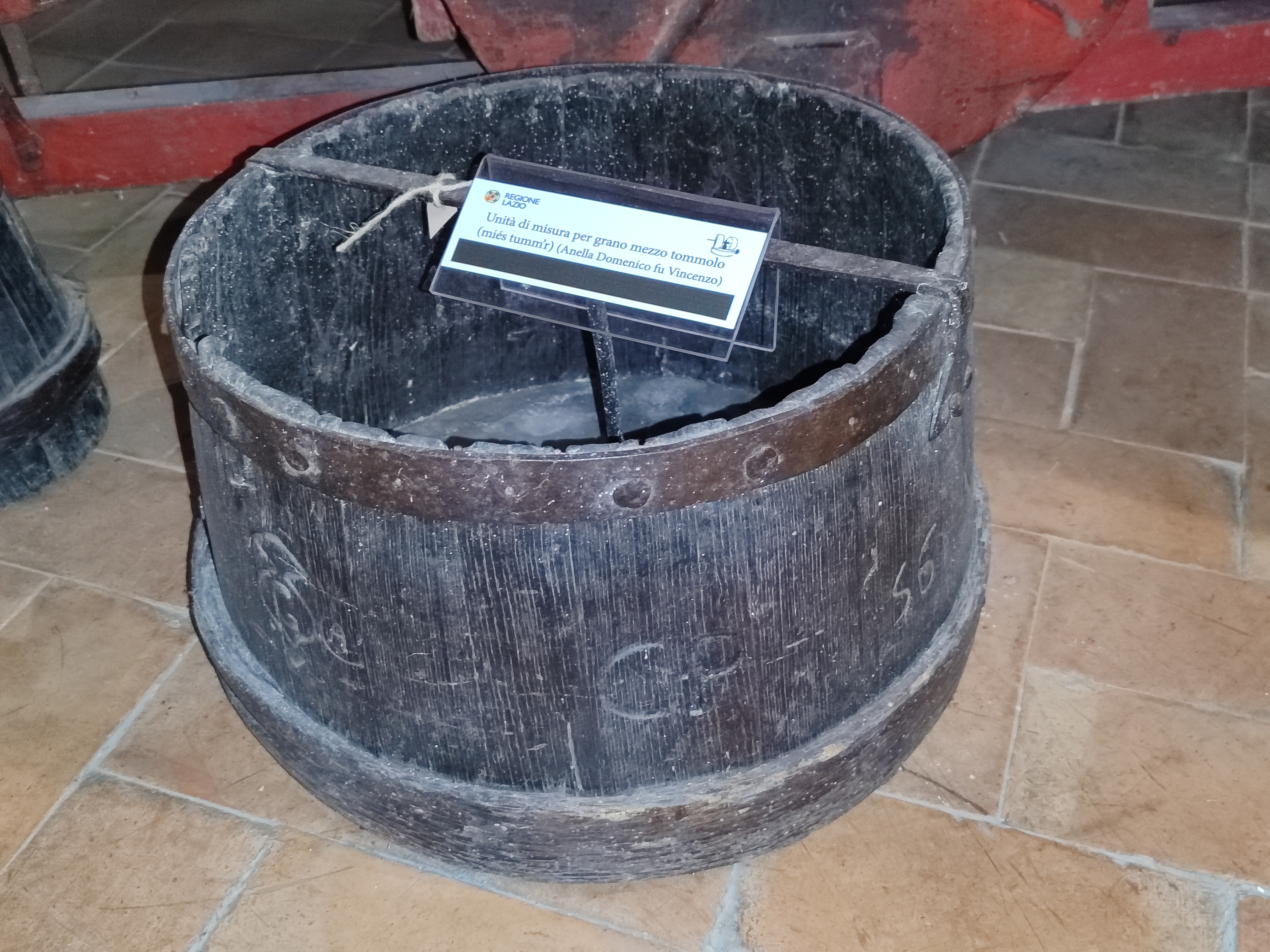 staio, mezzo tomolo, miés tumm'r (staio, da cereali, STRUMENTI E ACCESSORI/ AGRO-SILVO-PASTORALI)