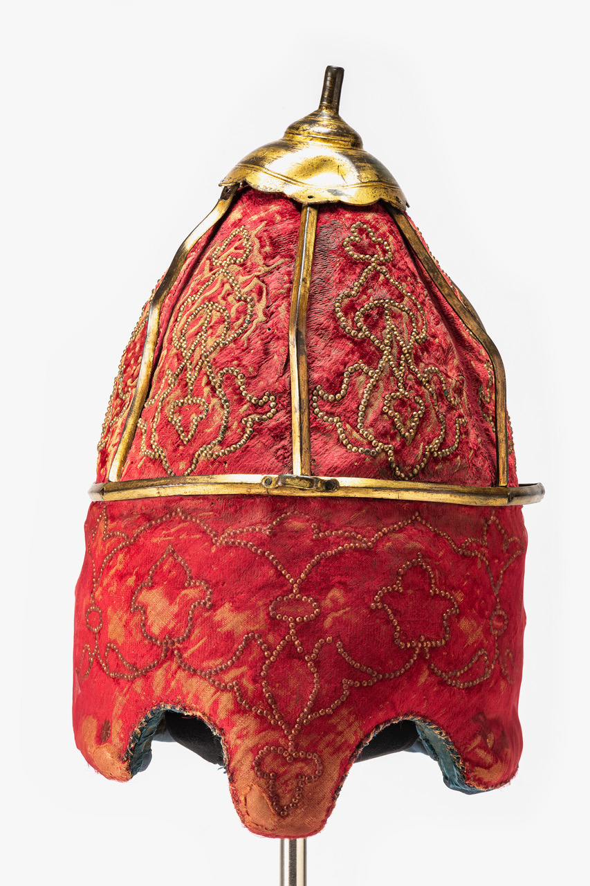 soggetto assente (elmo, opera isolata) - ambito ottomano (sec. XVI)