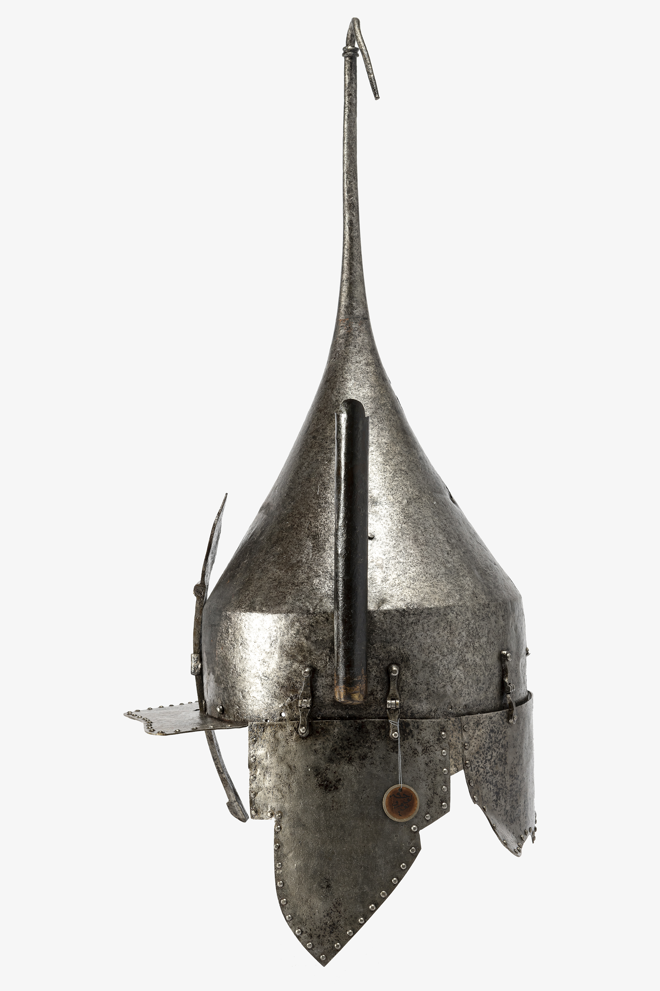 soggetto assente (elmo, opera isolata) - manifattura caucasica-persiana (fine sec. XV)