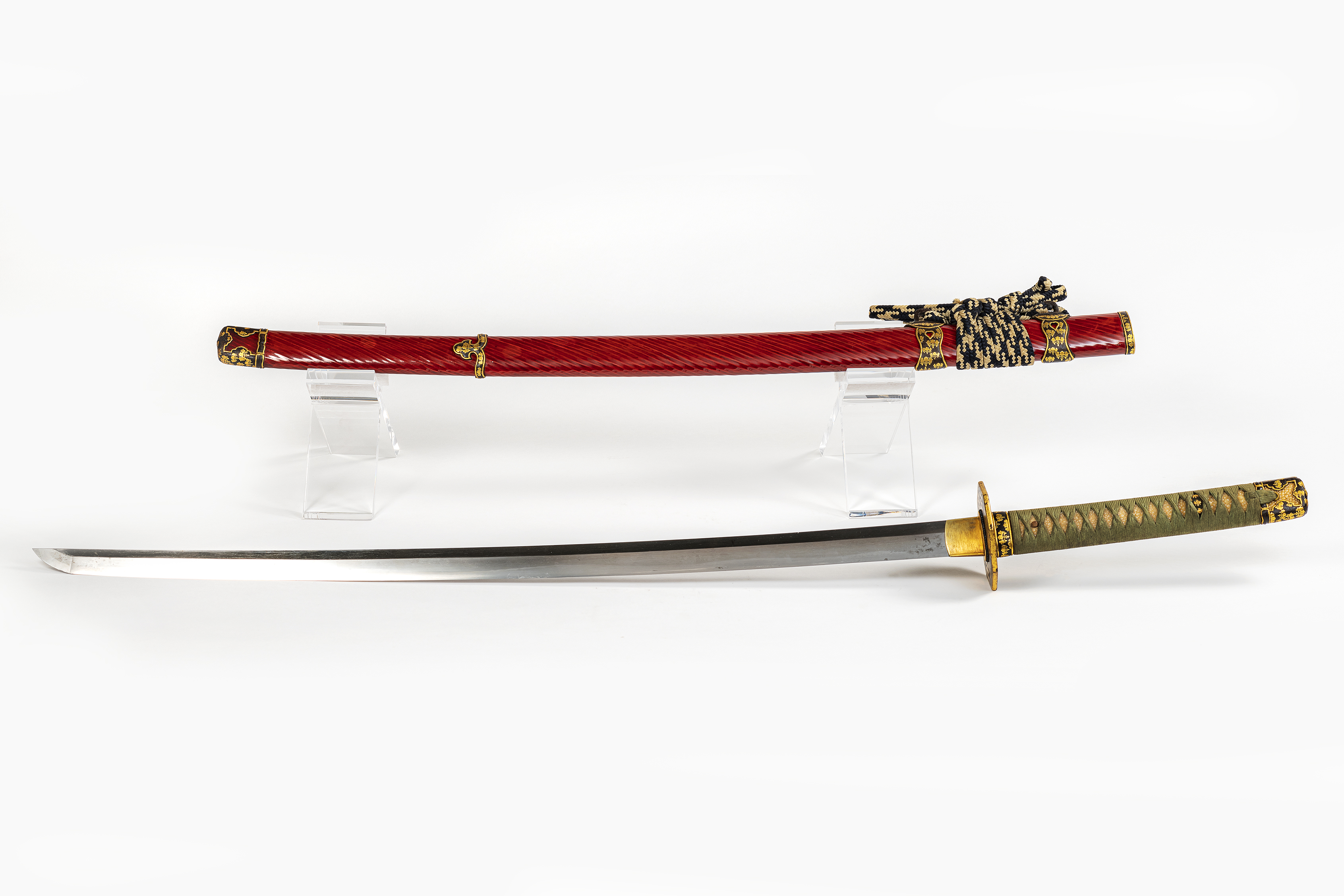 spada, elemento d'insieme - manifattura giapponese (sec. XVII, sec. XIX)