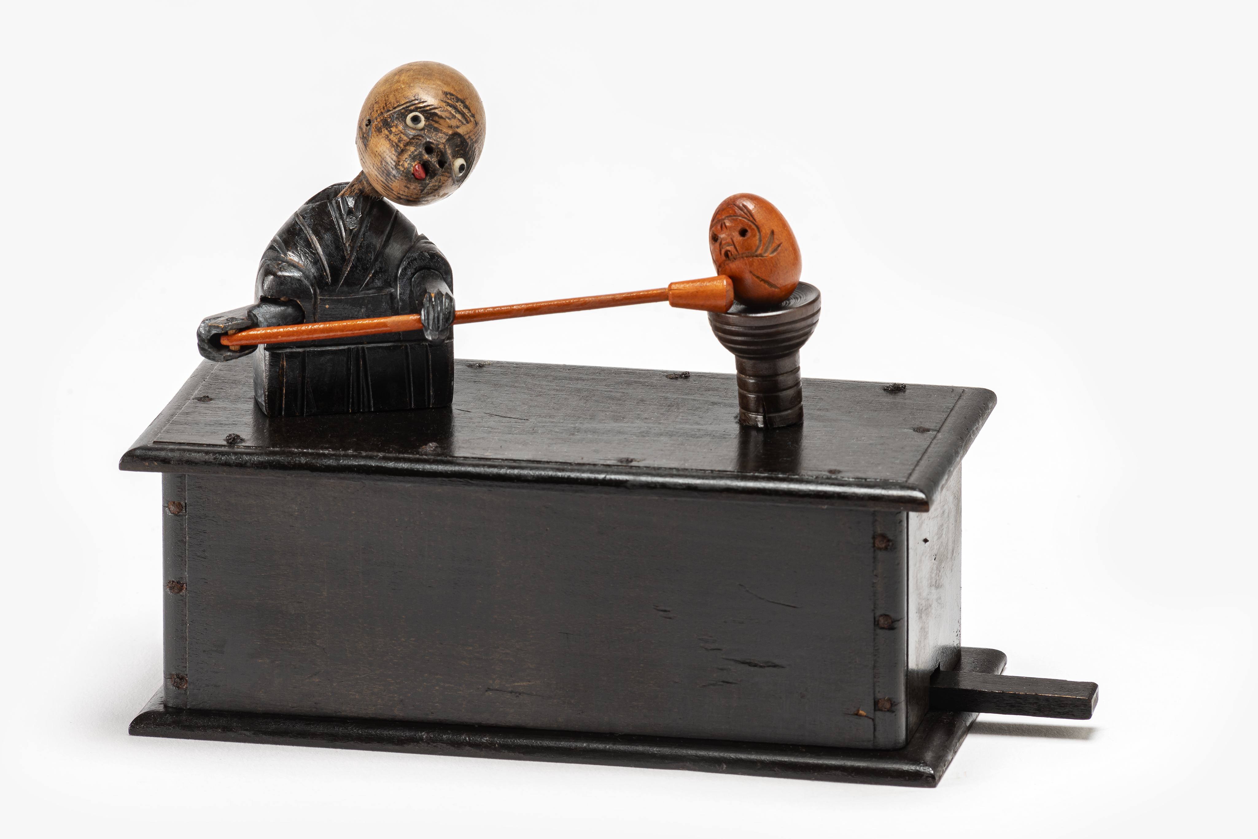 Il suonatore di tamburo, Bambola di Kobe (Kōbe ningyō) n.5/14 (bambola, insieme) - manifattura giapponese (fine/ inizio Secc. XIX-XX)