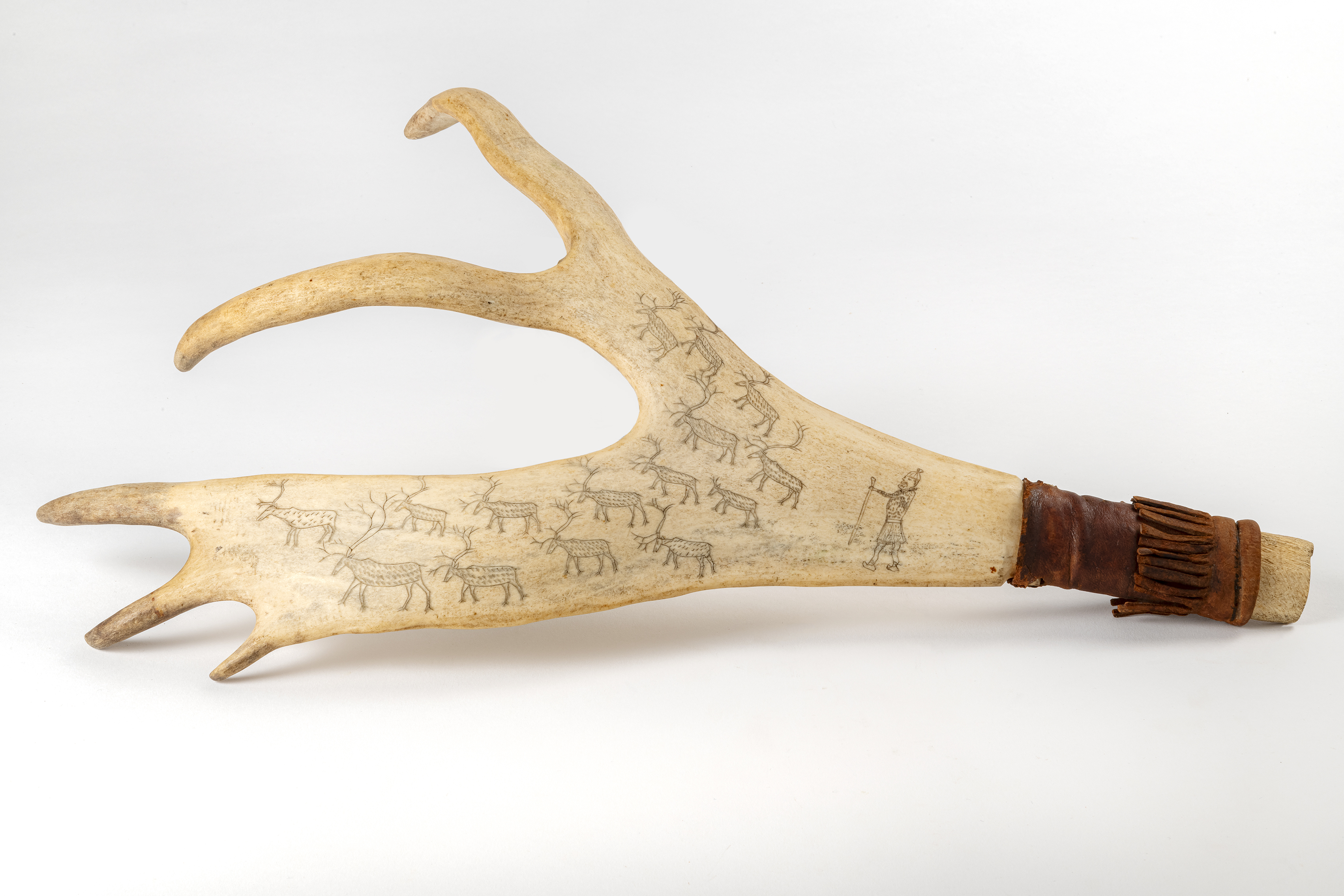 soggetto assente (pugnale da caccia, opera isolata) - ambito scandinavo (XVIII-XIX)