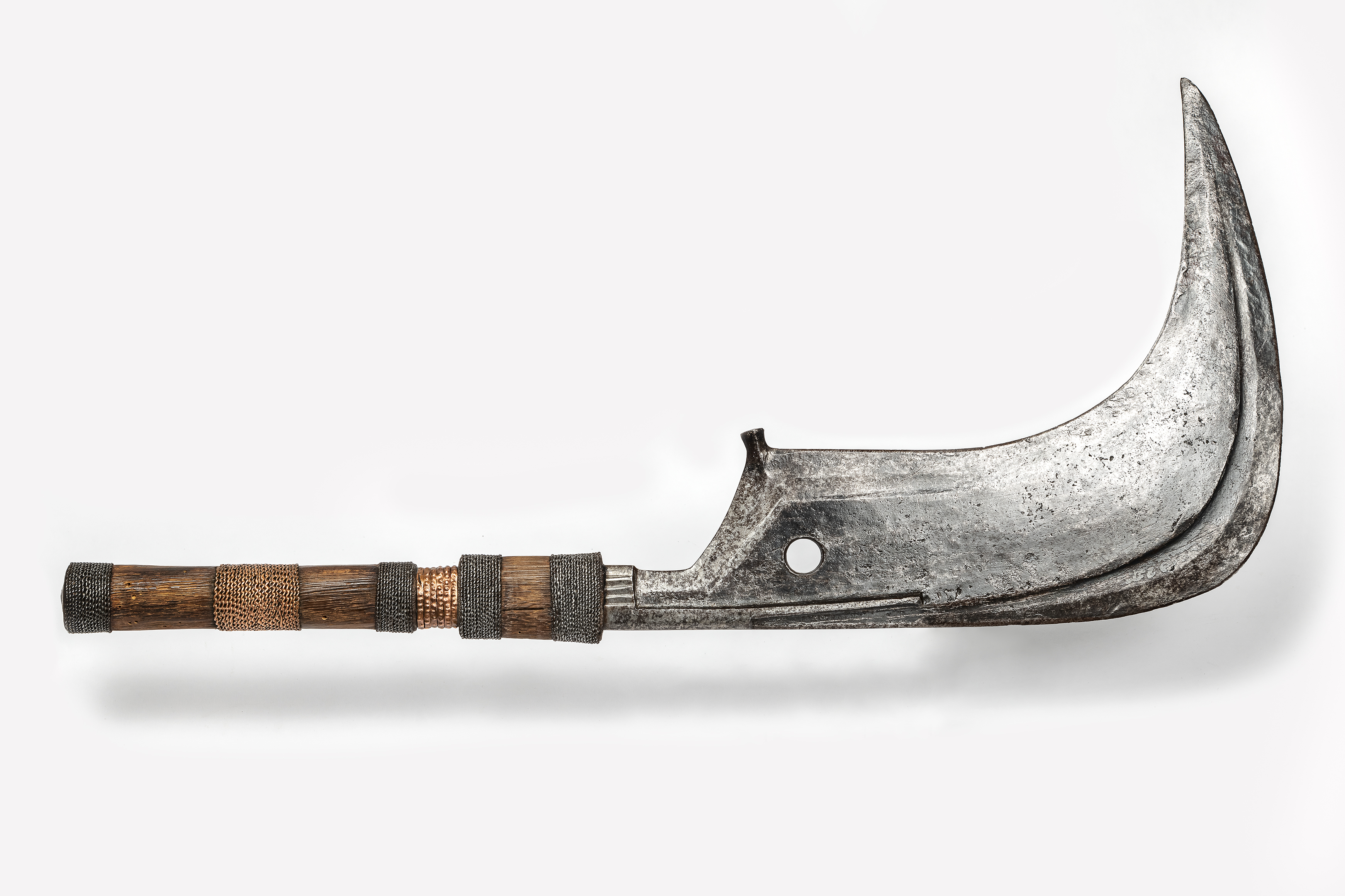 soggetto assente (coltello da lancio, opera isolata) - ambito Mangbetu (XIX)