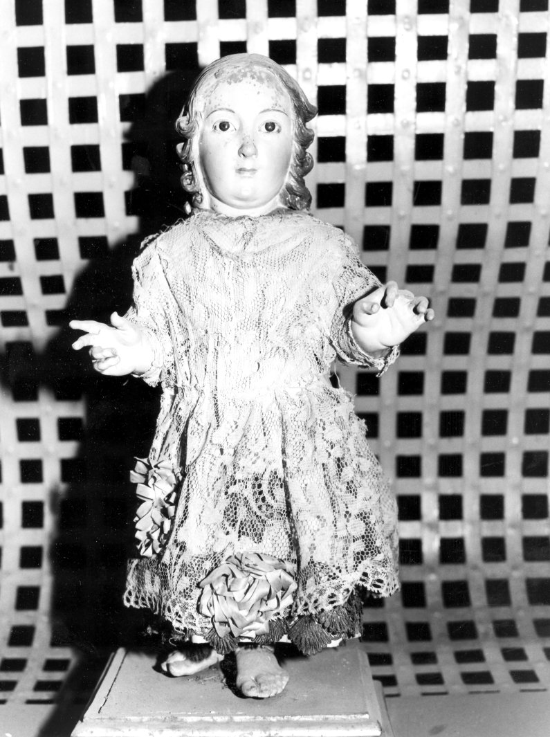 Gesù Bambino (statua vestita) - bottega campana (seconda metà sec. XVIII)