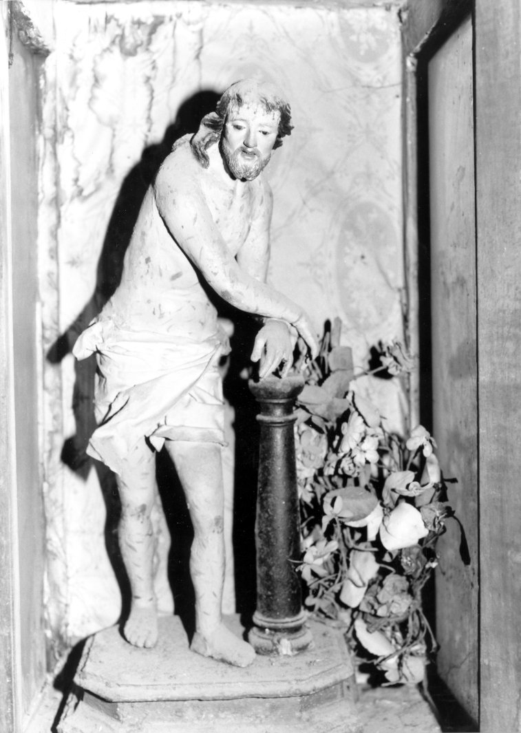 Cristo alla colonna (statua) - bottega campana (prima metà sec. XIX)