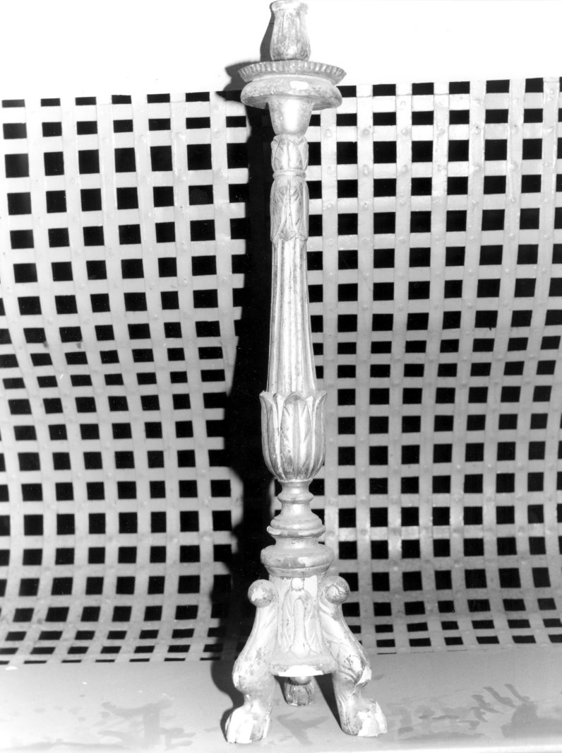 candeliere - bottega campana (prima metà sec. XIX)