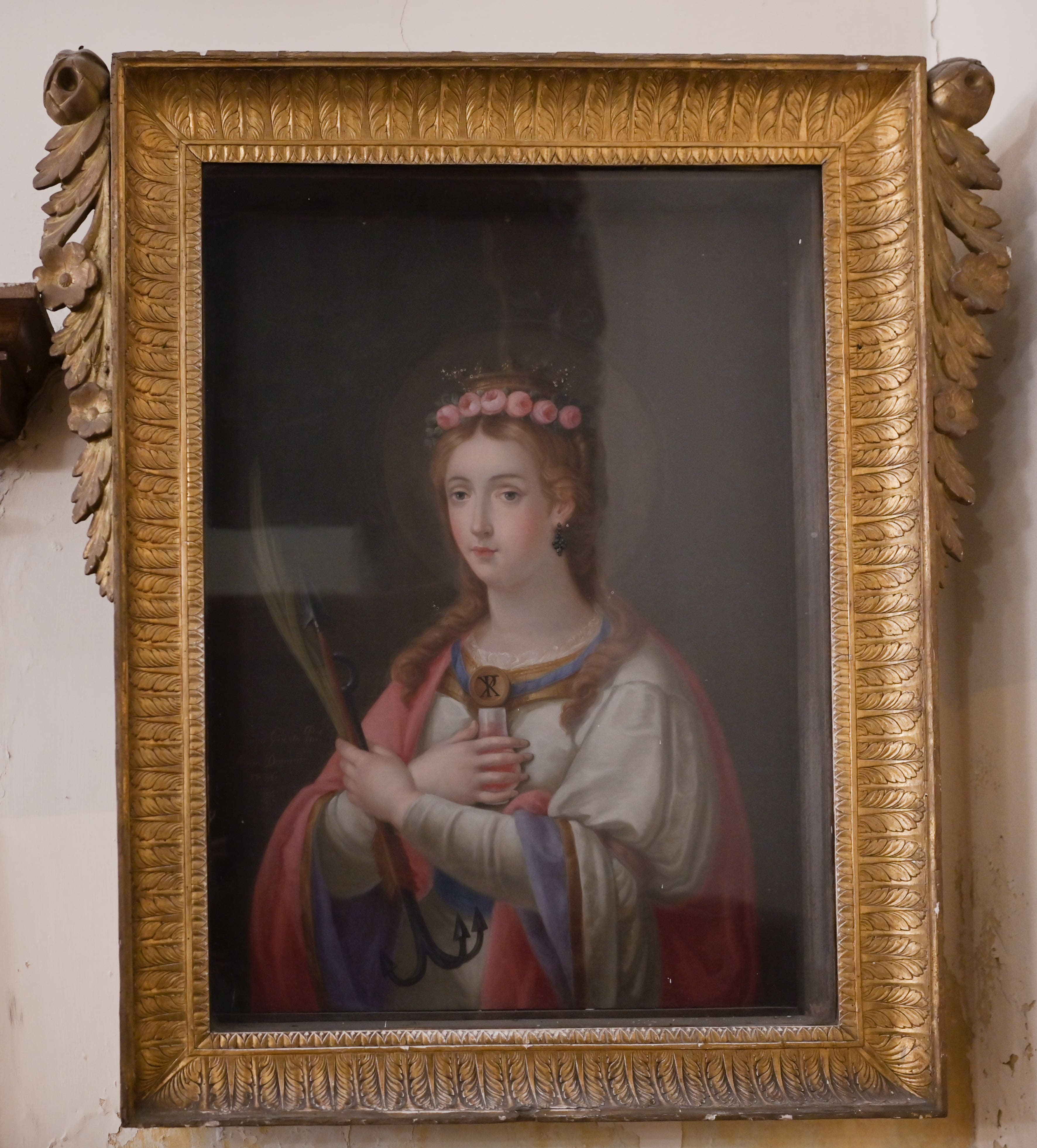 Santa Filomena (dipinto, opera isolata) di Giusto Lorenzo (sec. XIX)