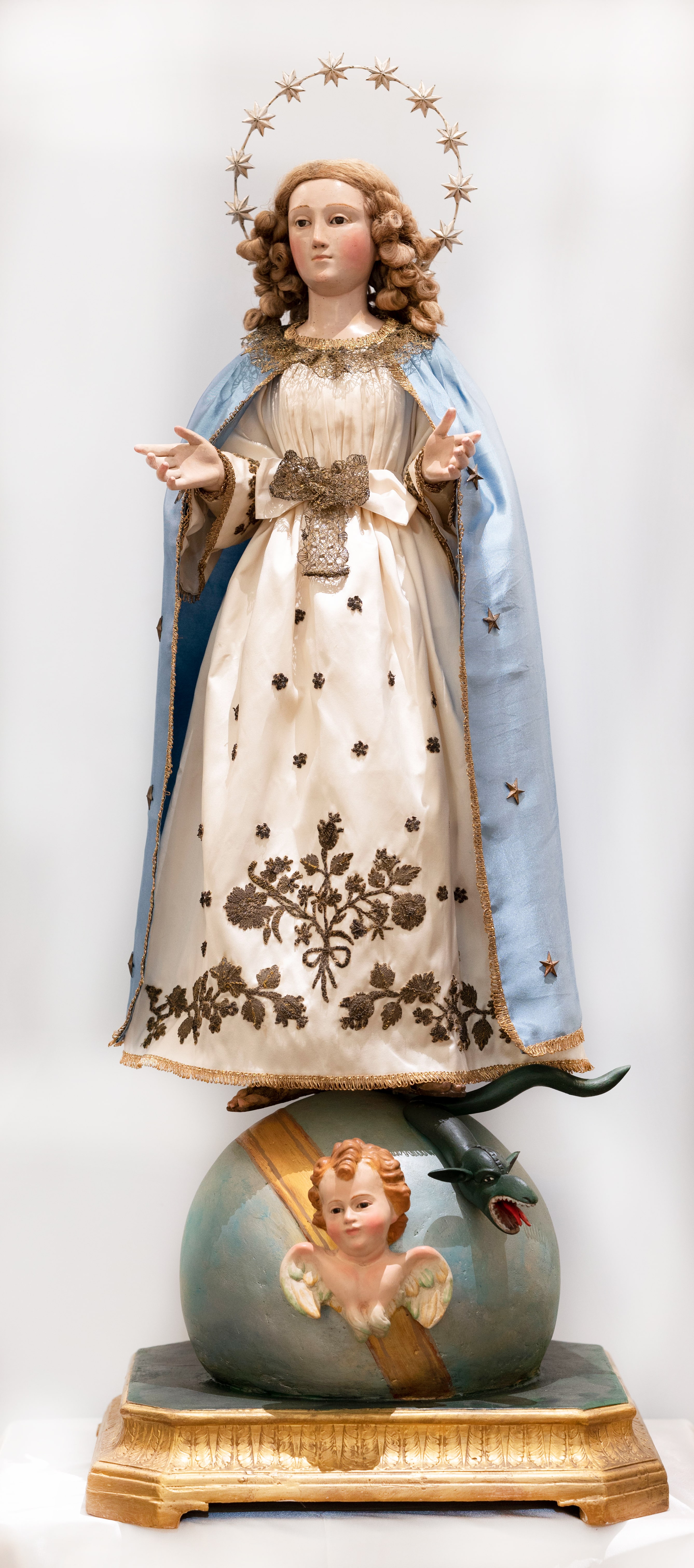 Madonna Immacolata (statua vestita, opera isolata) - bottega campana (prima metà sec. XIX)