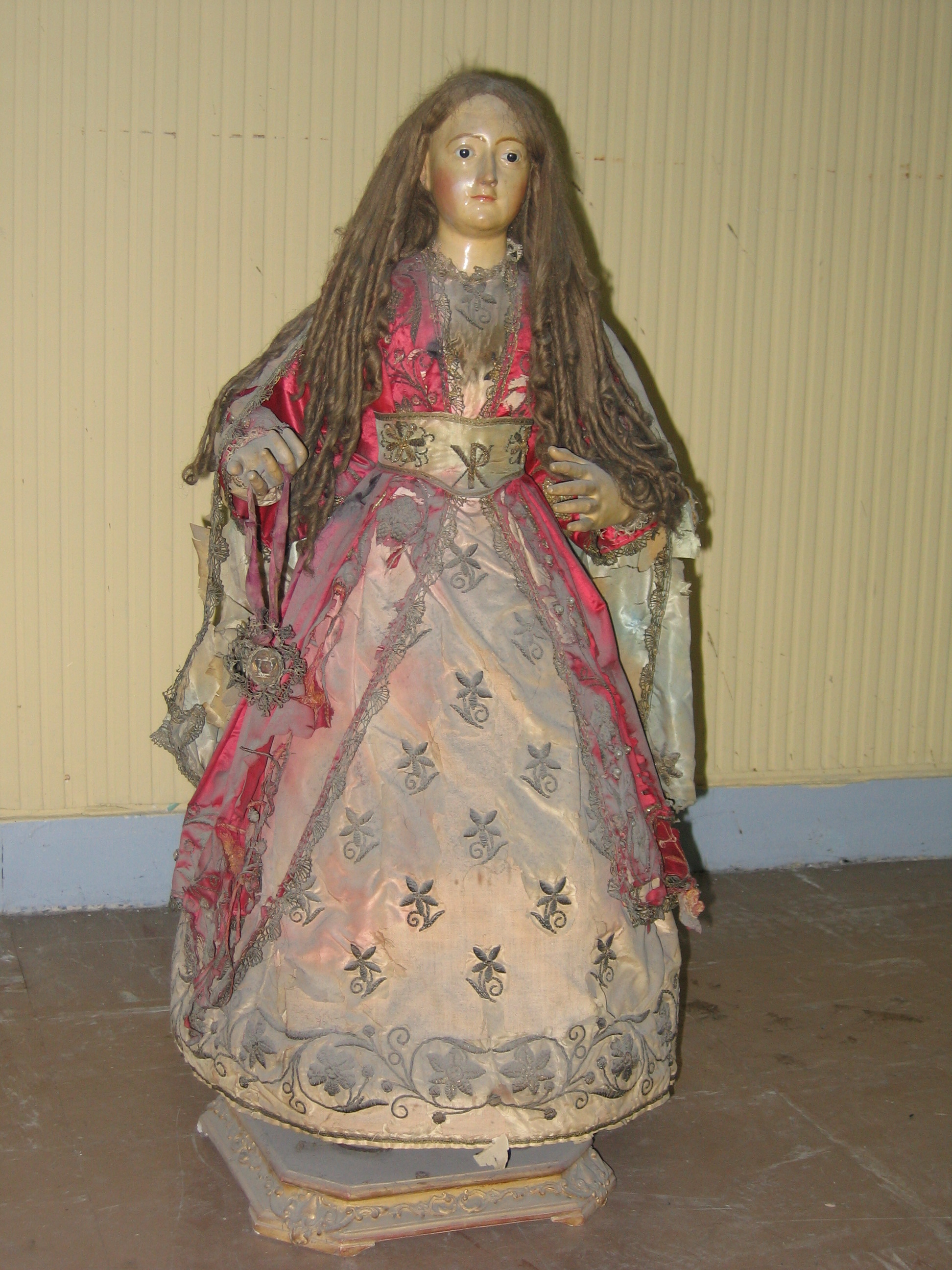 Maria Vergine bambina (statua vestita) - bottega napoletana (prima metà sec. XIX)