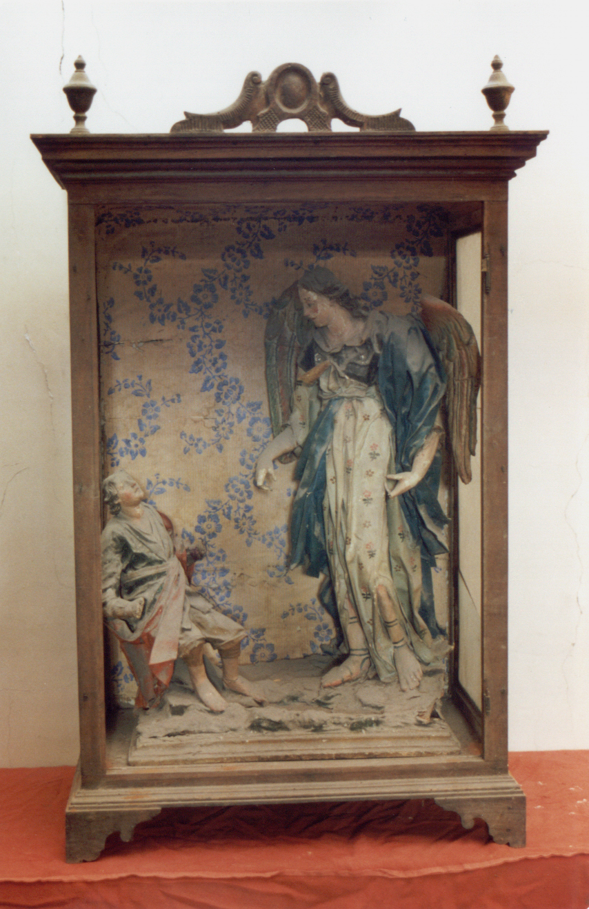 Tobia e l'Angelo (scultura, paio) - bottega napoletana (seconda metà sec. XIX)