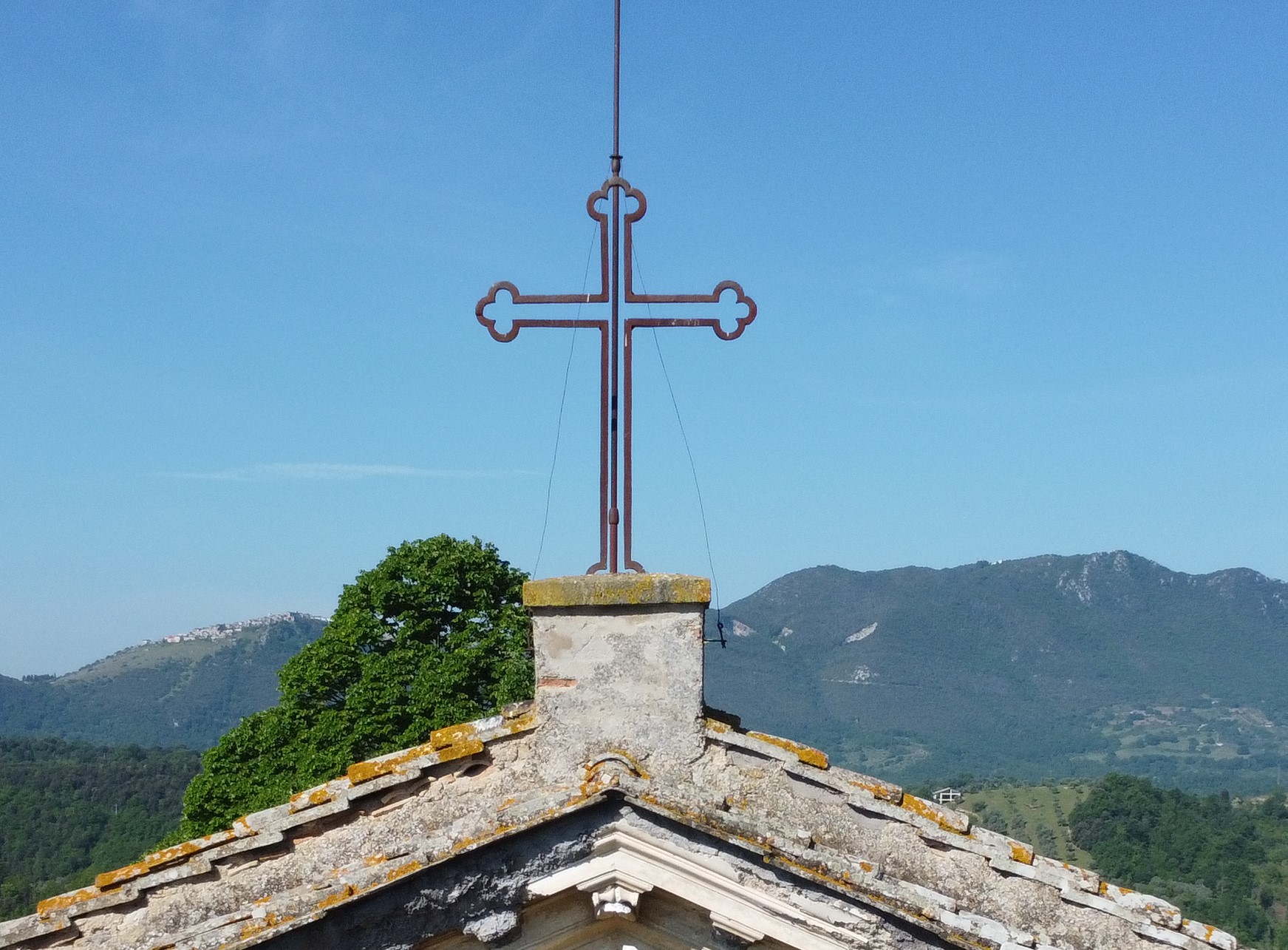 OGGETTI RELIGIOSI - croce, opera isolata - bottega romana (primo quarto XVIII)