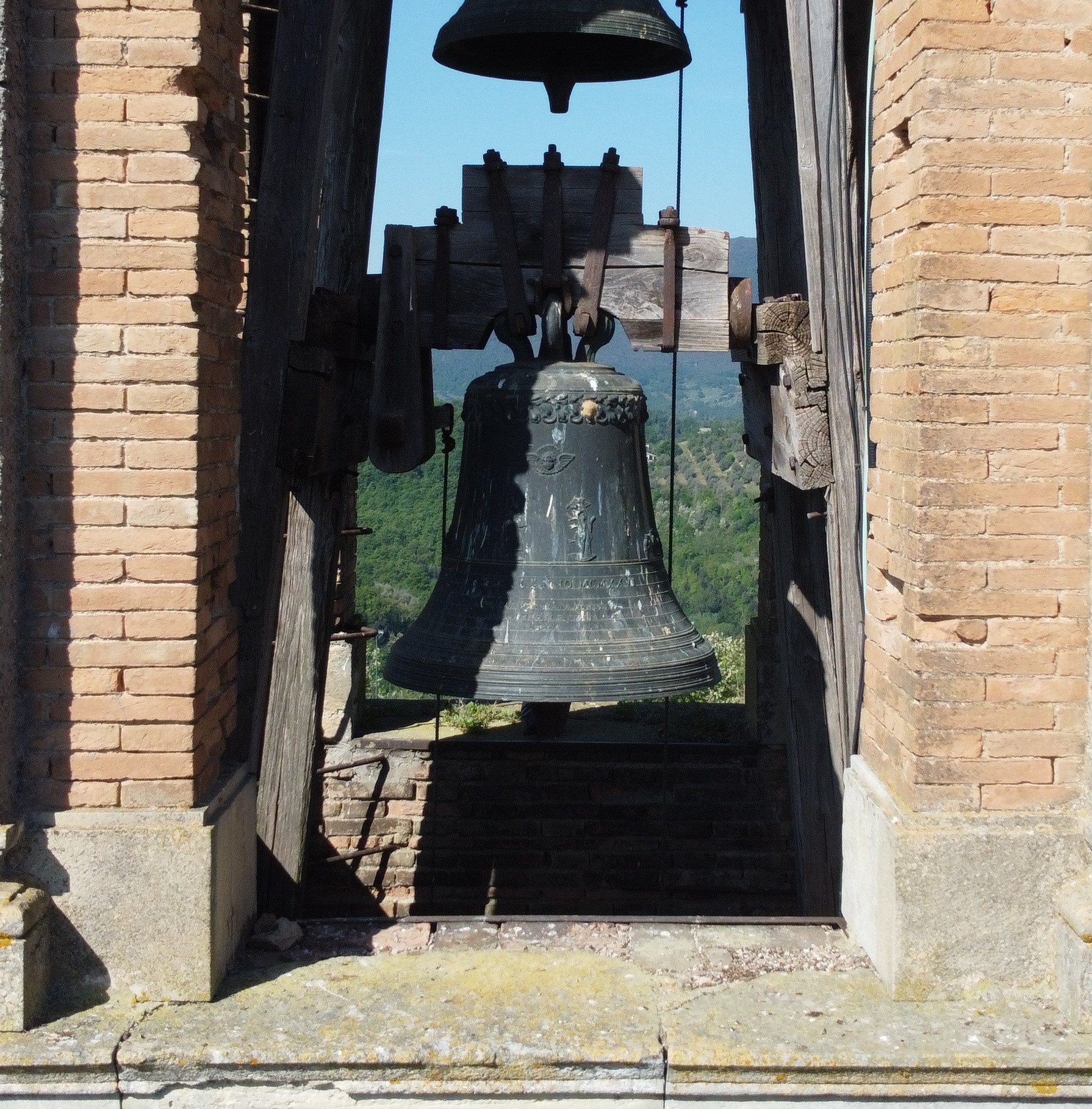 campana, elemento d'insieme - bottega italiana (secondo quarto XX)