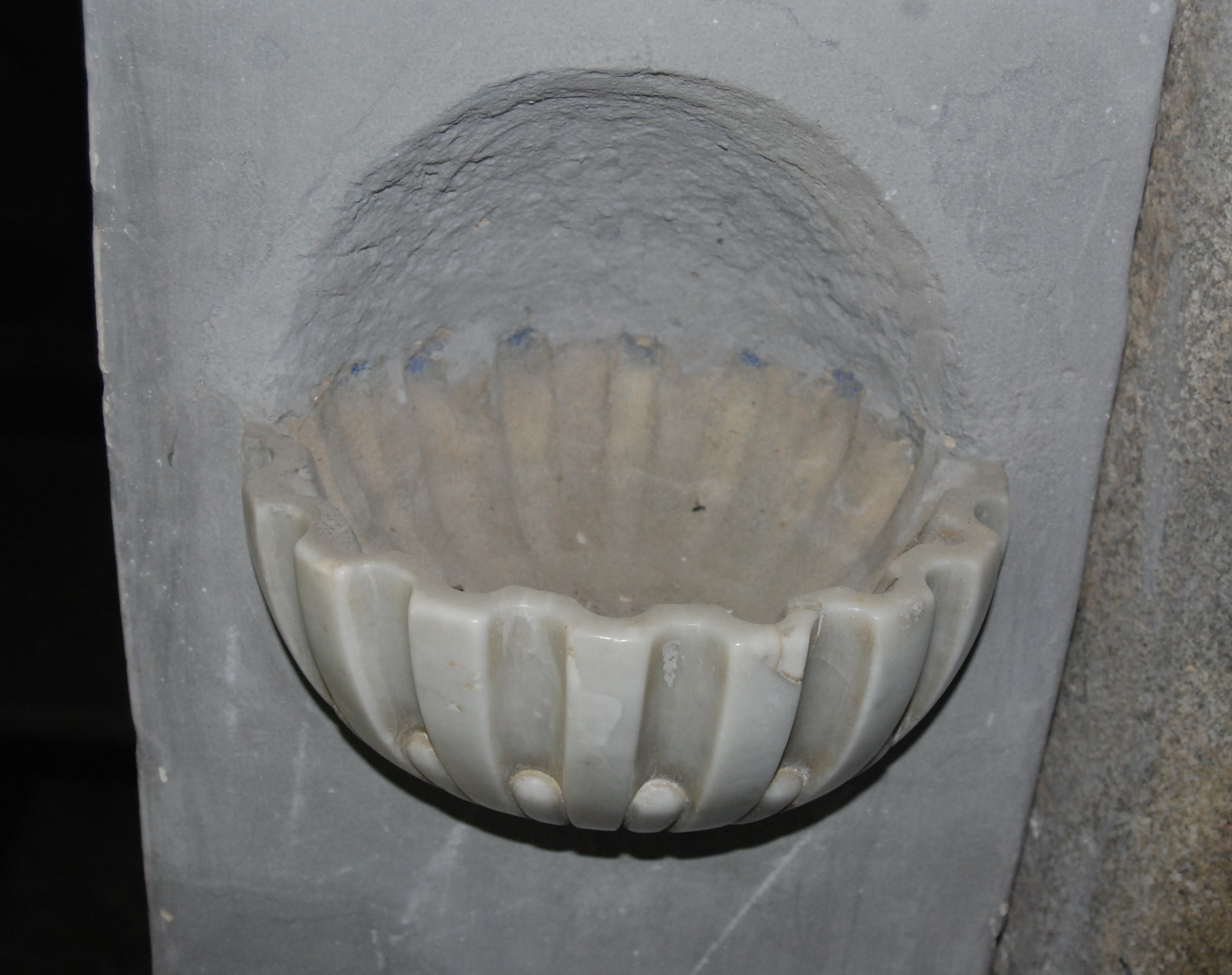 acquasantiera, coppia - bottega laziale (XIX)