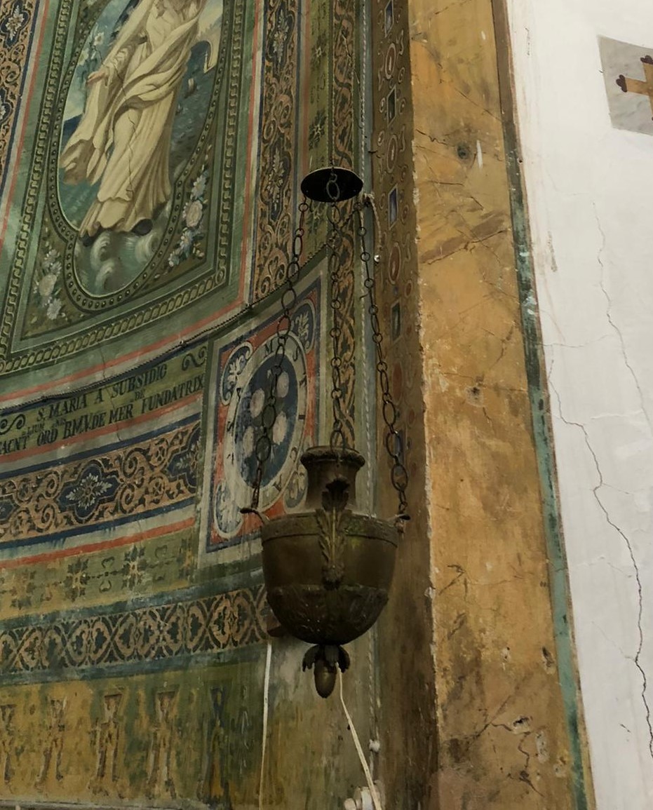 lampada pensile - bottega Italia centrale (XIX)