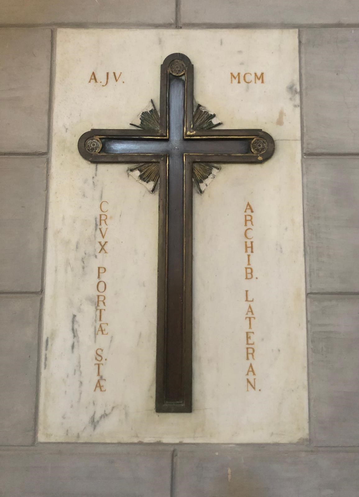 Croce raggiata (lapide, opera isolata) - ambito italiano (inizio XX)