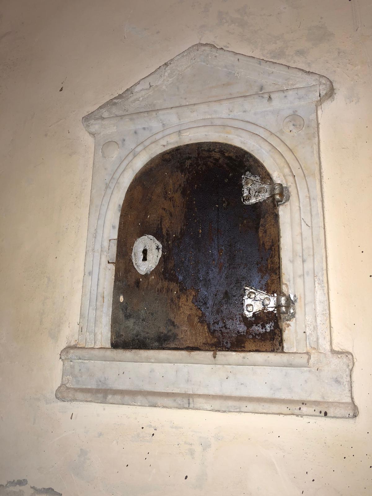 tabernacolo murale, opera isolata - bottega laziale (XVII)