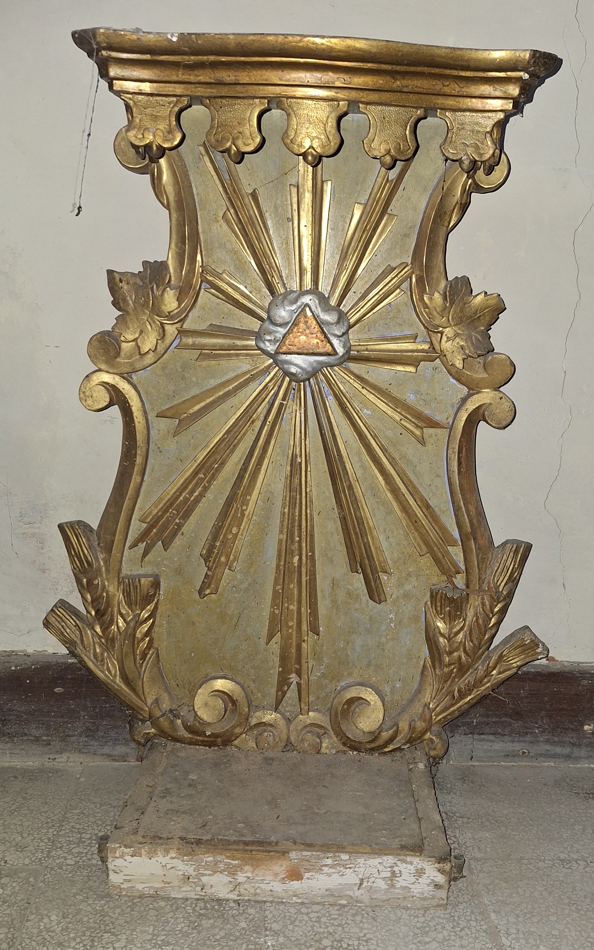 tronetto per esposizione eucaristica, opera isolata - bottega laziale (XIX)