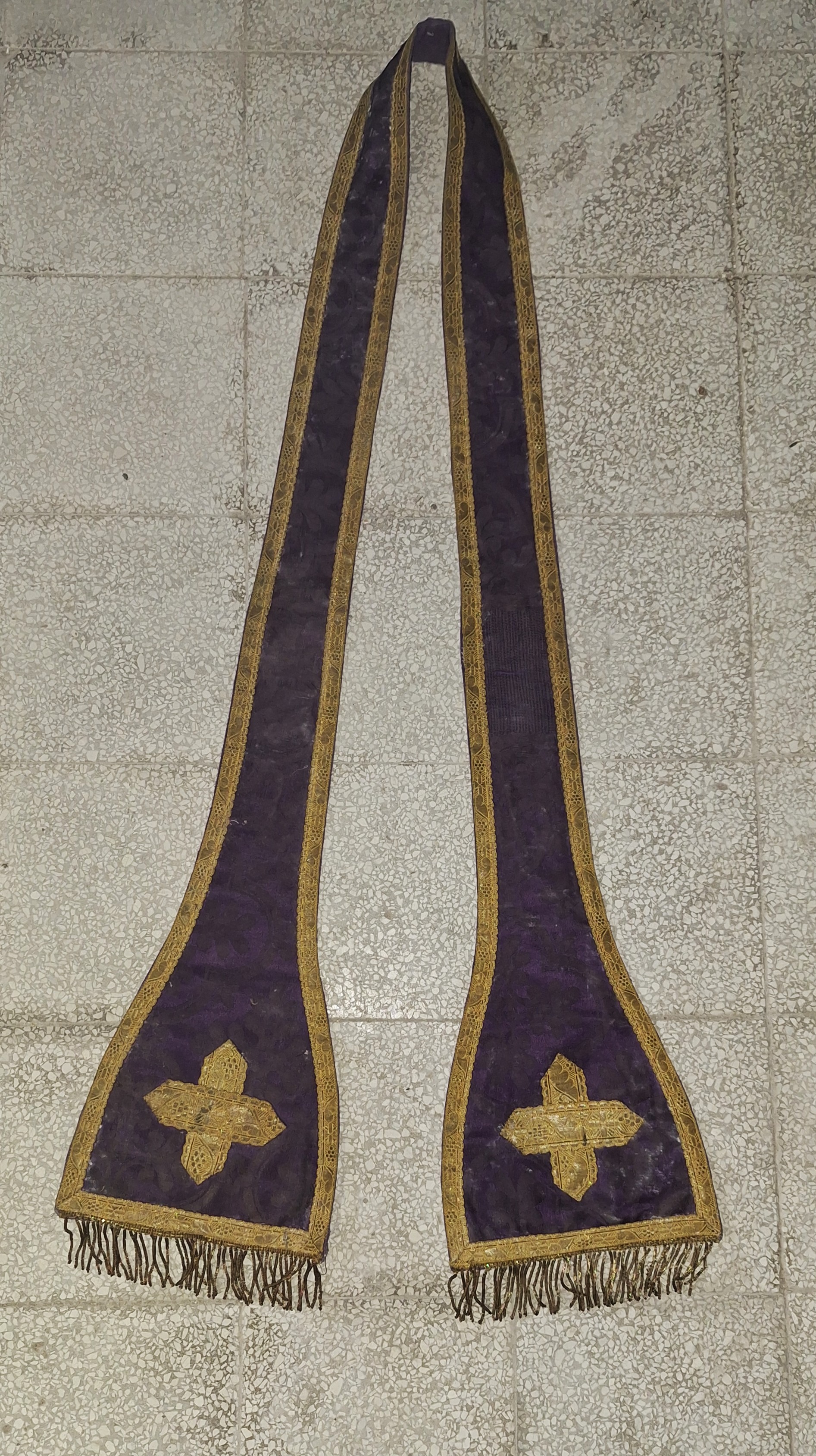 stola, opera isolata - manifattura italiana (prima metà XX)