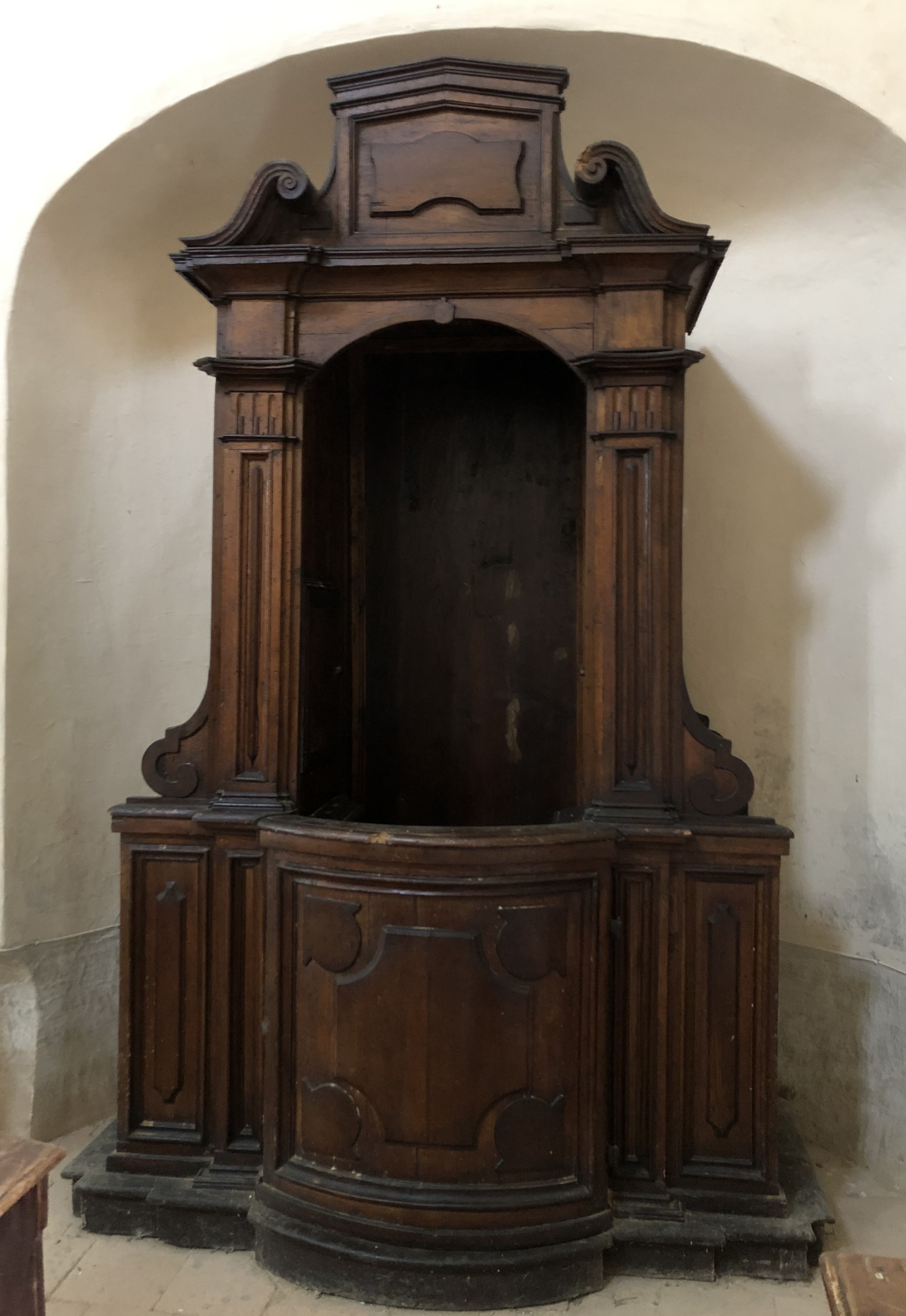 confessionale, serie di Fra Tommaso da Firenze, Fra Giordano da Palestrina (terzo quarto XVIII)