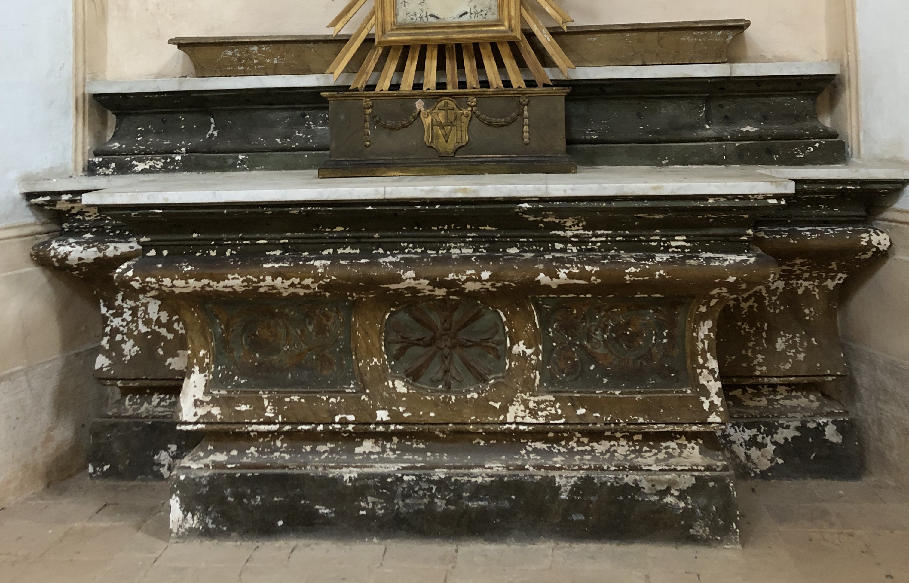 altare laterale, coppia - bottega laziale (terzo quarto XVIII)