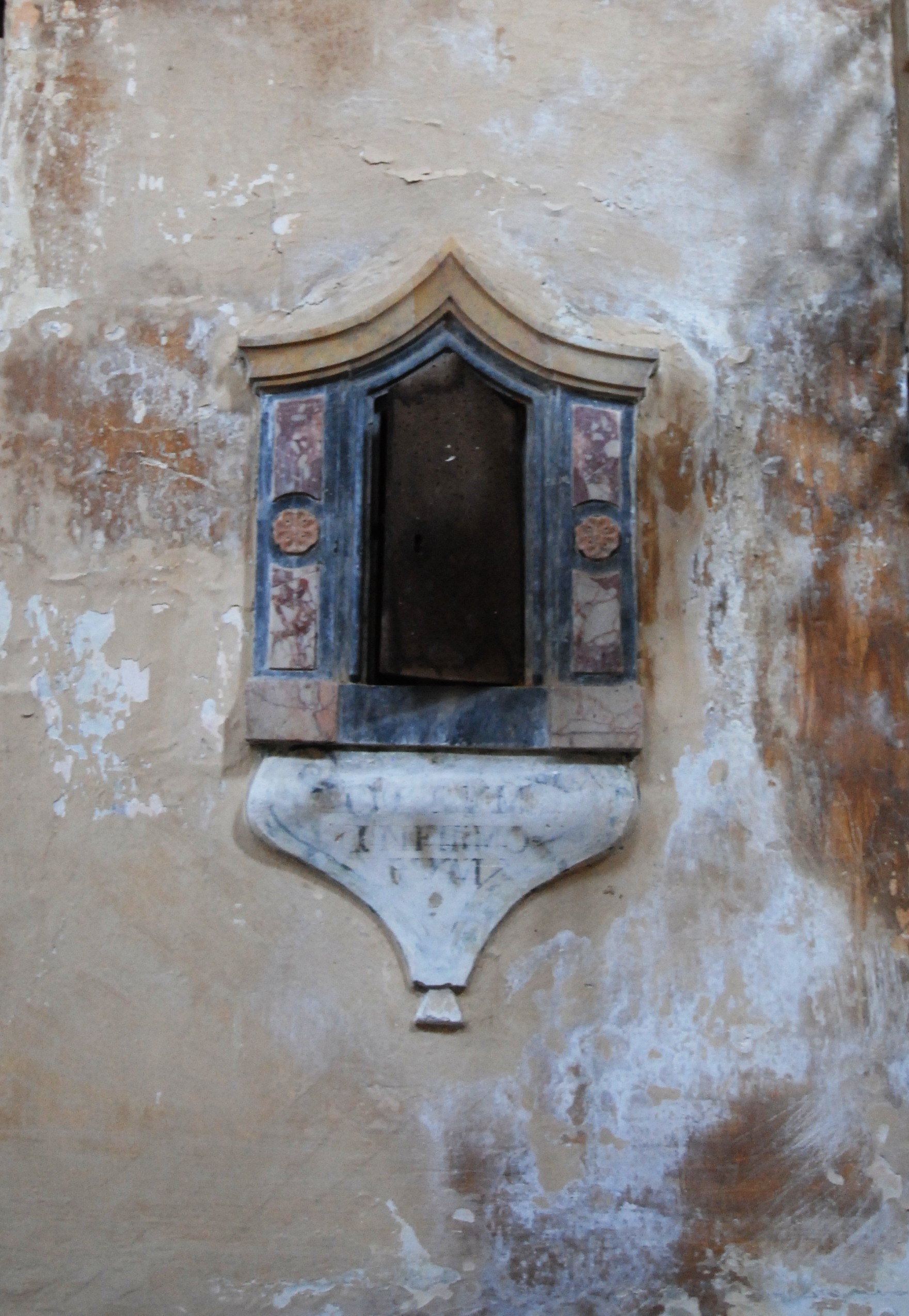 tabernacolo murale, opera isolata - bottega laziale (terzo quarto XVIII)