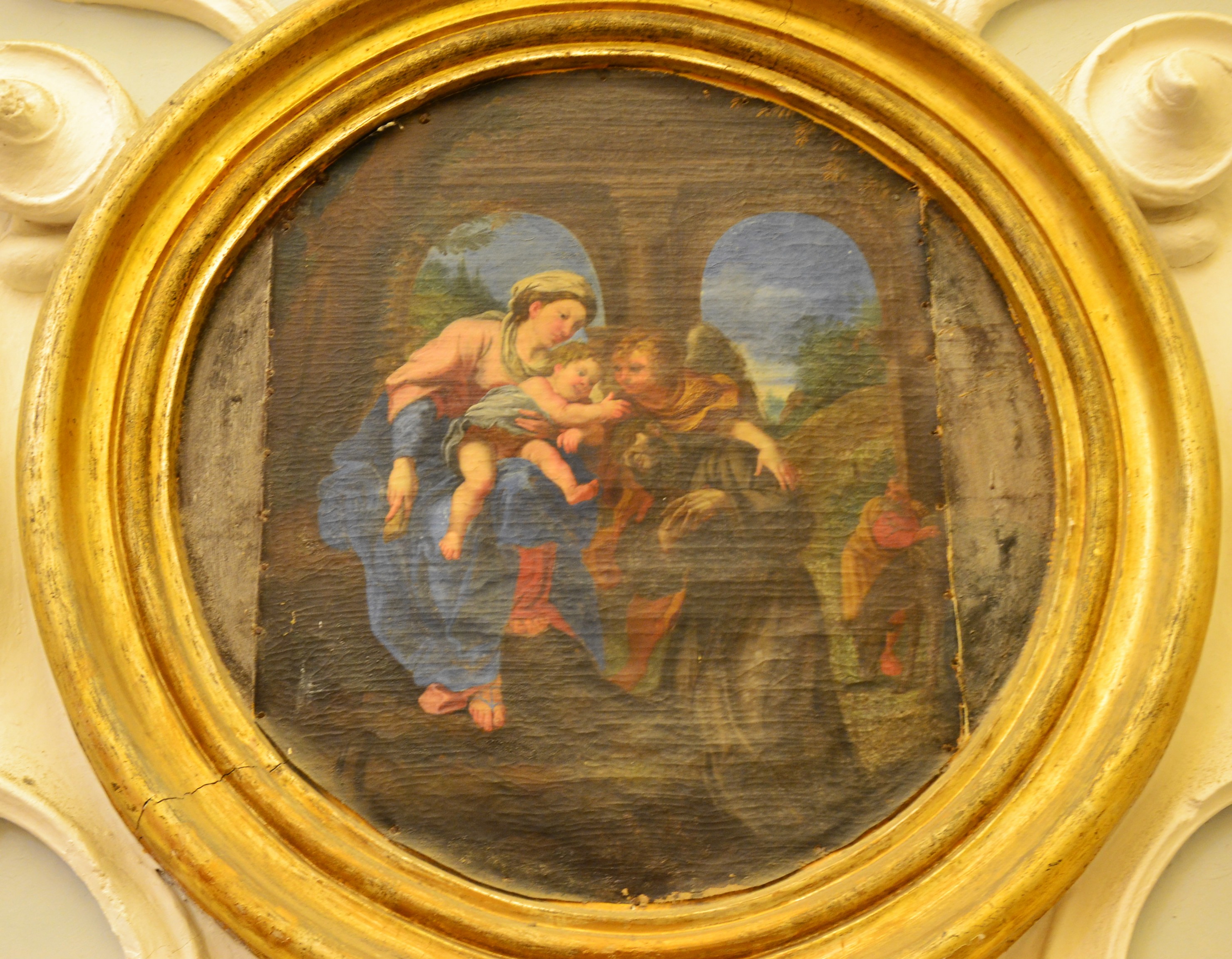 Apparizione della Madonna con Bambino a San Francesco d'Assisi (dipinto, elemento d'insieme) di Carracci Annibale - ambito Italia centrale (XVII-XVIII)