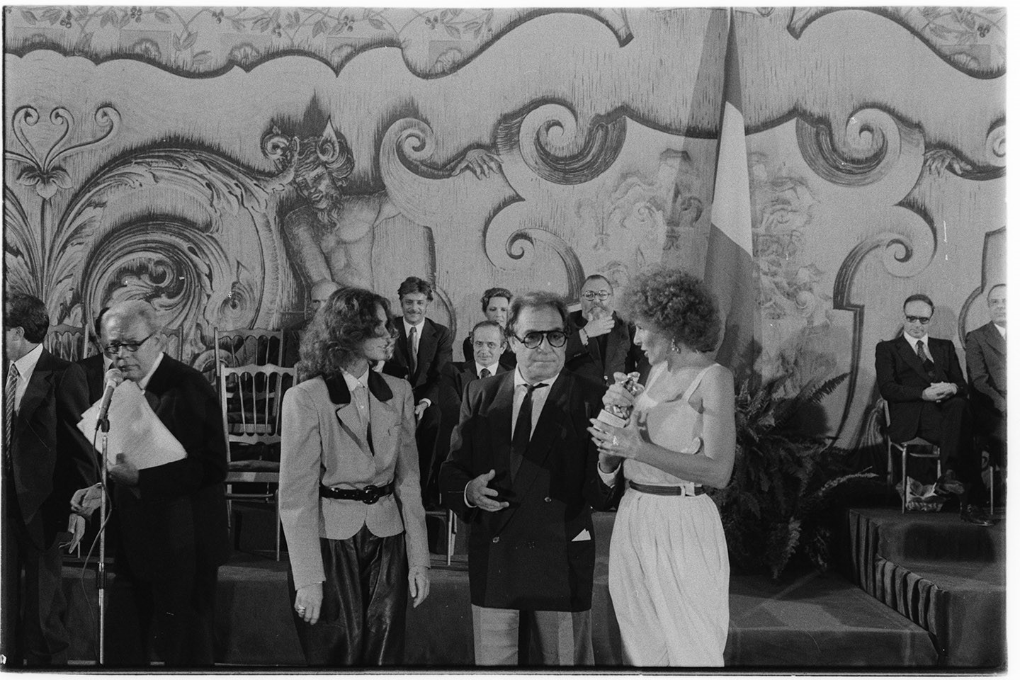 Critici cinematografici - Rondi, Gian Luigi (negativo, insieme) di Alfa Press Service s.n.c. – Agenzia Fotogiornalistica (ultimo quarto XX)