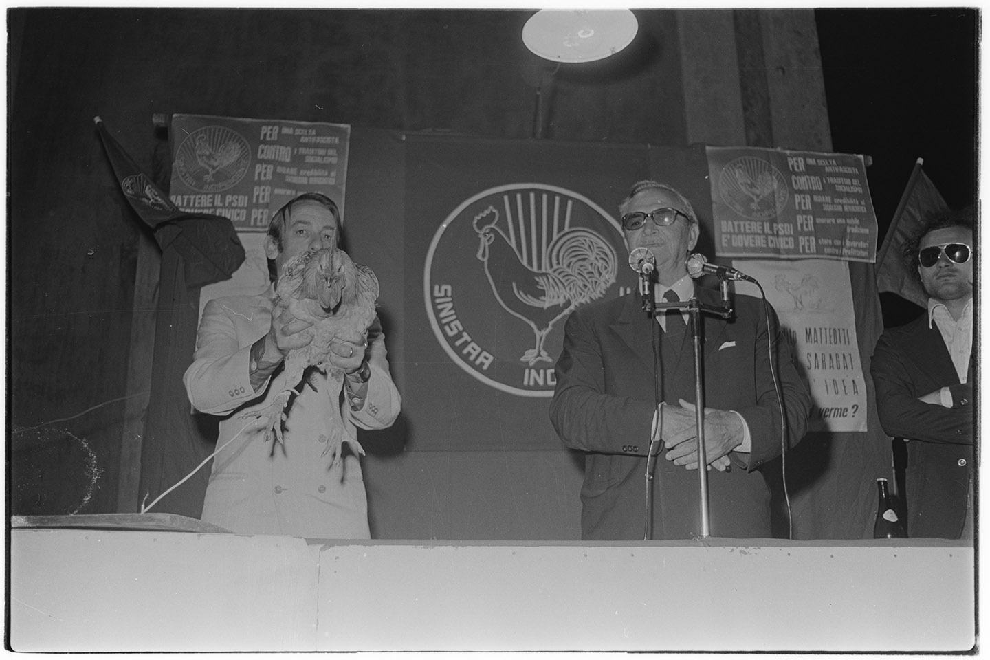 Uomini politici - Angrisani, Luigi (negativo, insieme) di Jovane, Francesco (ultimo quarto XX)