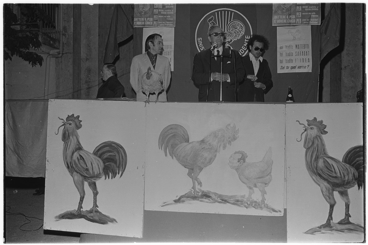 Uomini politici - Angrisani, Luigi (negativo, insieme) di Jovane, Francesco (ultimo quarto XX)