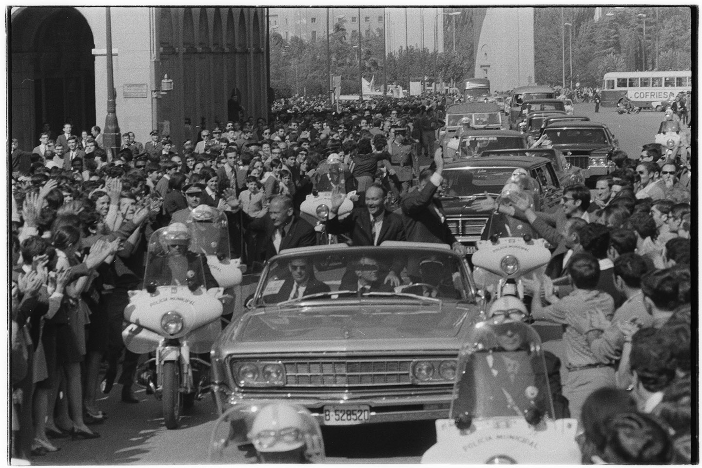 Astronauti statunitensi - Armstrong, Neil <1930-2012> (negativo, insieme) di Anonimo (terzo quarto XX)