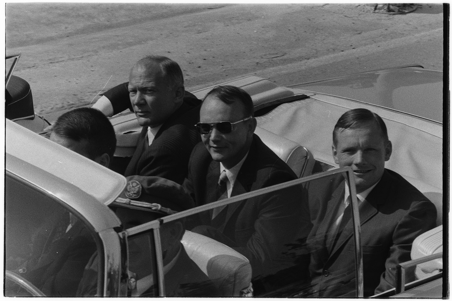 Astronauti statunitensi - Armstrong, Neil <1930-2012> (negativo, insieme) di Anonimo (terzo quarto XX)