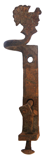 caccagnieddu (carretto, sponda laterale/ pilastro/ angolo, MEZZI DI TRASPORTO/ A FORZA ANIMALE) di Salafia, Giuseppe (bottega) - Produzione artigianale della Sicilia Orientale