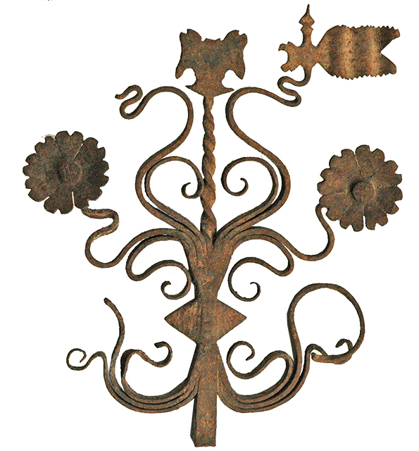 ciuri/ giggiu centrale (carretto, cassa d'asse/ ramaglia/ fiore, MEZZI DI TRASPORTO/ A FORZA ANIMALE) di Salafia, Giuseppe (bottega) - Produzione artigianale della Sicilia Orientale