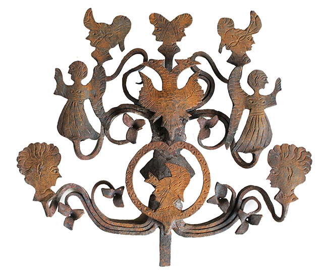 ciuri/ giggiu centrale (carretto, cassa d'asse/ ramaglia/ fiore, MEZZI DI TRASPORTO/ A FORZA ANIMALE) di Salafia, Giuseppe (bottega) - Produzione artigianale della Sicilia Orientale