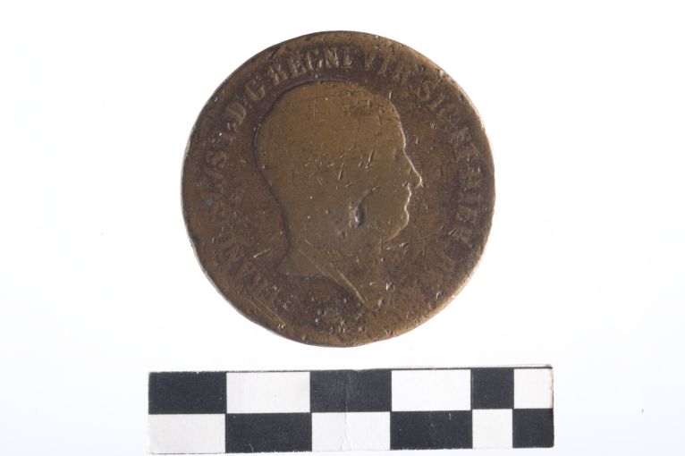 moneta - 10 tornesi - ambito Regno delle due Sicilie (sec. XIX d.C)