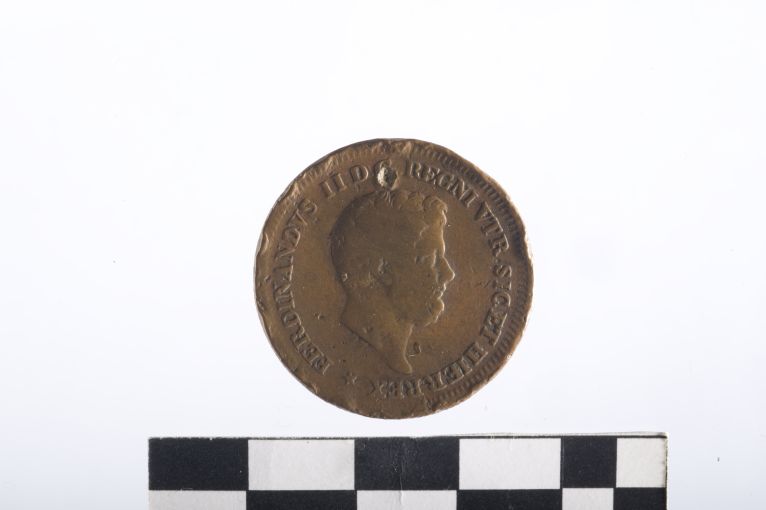 moneta - 3 tornesi - ambito Regno delle due Sicilie (sec. XIX d.C)