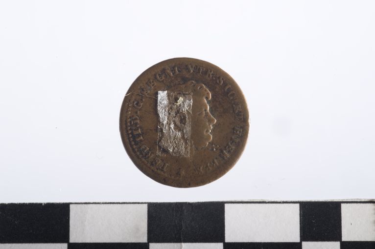 moneta - mezzo tornese - ambito Regno delle due Sicilie (sec. XIX d.C)