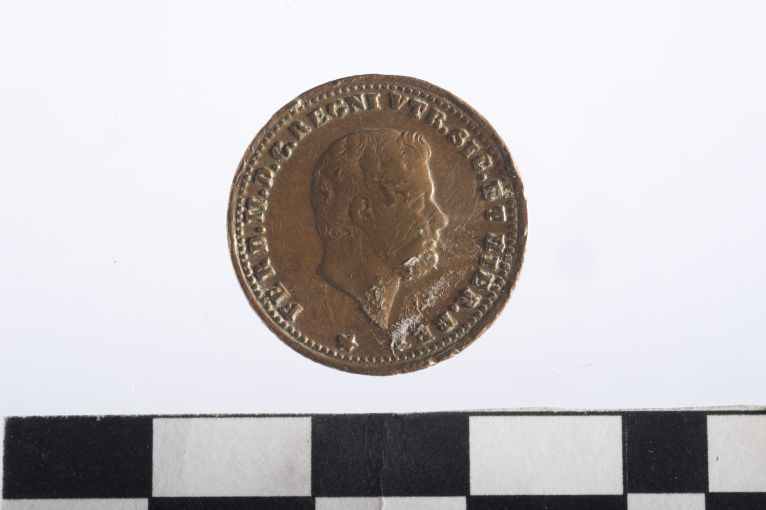 moneta - 1 tornese - ambito Regno delle due Sicilie (sec. XIX d.C)