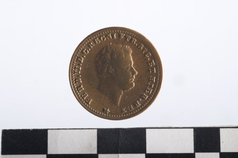 moneta - 1 tornese - ambito Regno delle due Sicilie (sec. XIX d.C)