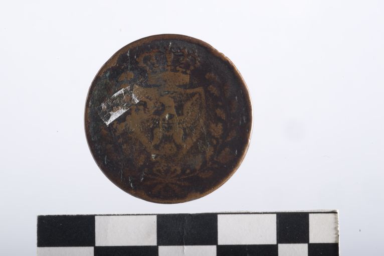 moneta - 5 centesimi - ambito Regno di Sardegna (sec. XIX d.C)