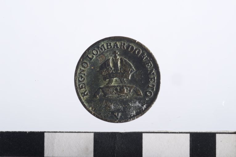 moneta - 1 centesimo - ambito lombardo-veneto (sec. XIX d.C)
