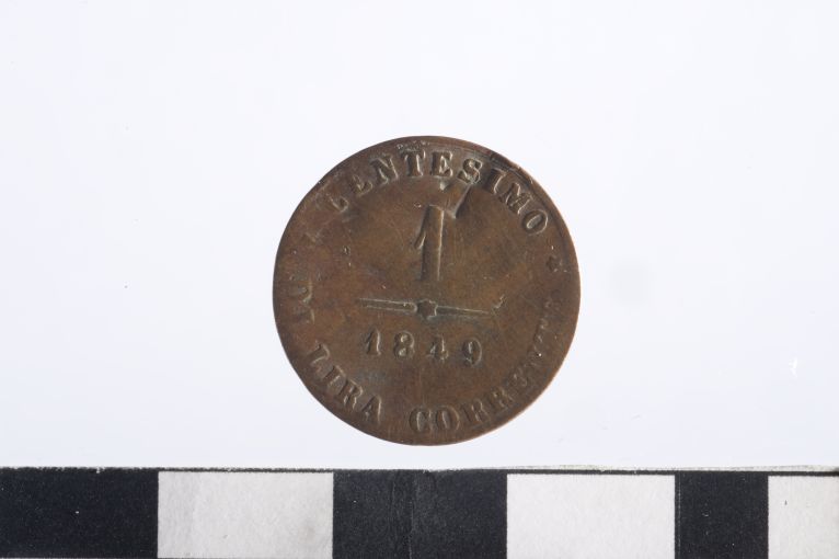 moneta - 1 centesimo - ambito lombardo-veneto (sec. XIX d.C)