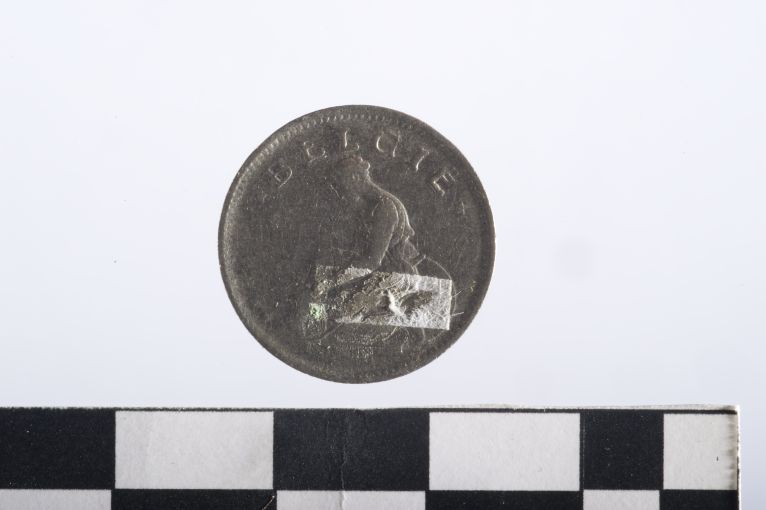 moneta - 50 centesimi - ambito belga (sec. XX d.C)